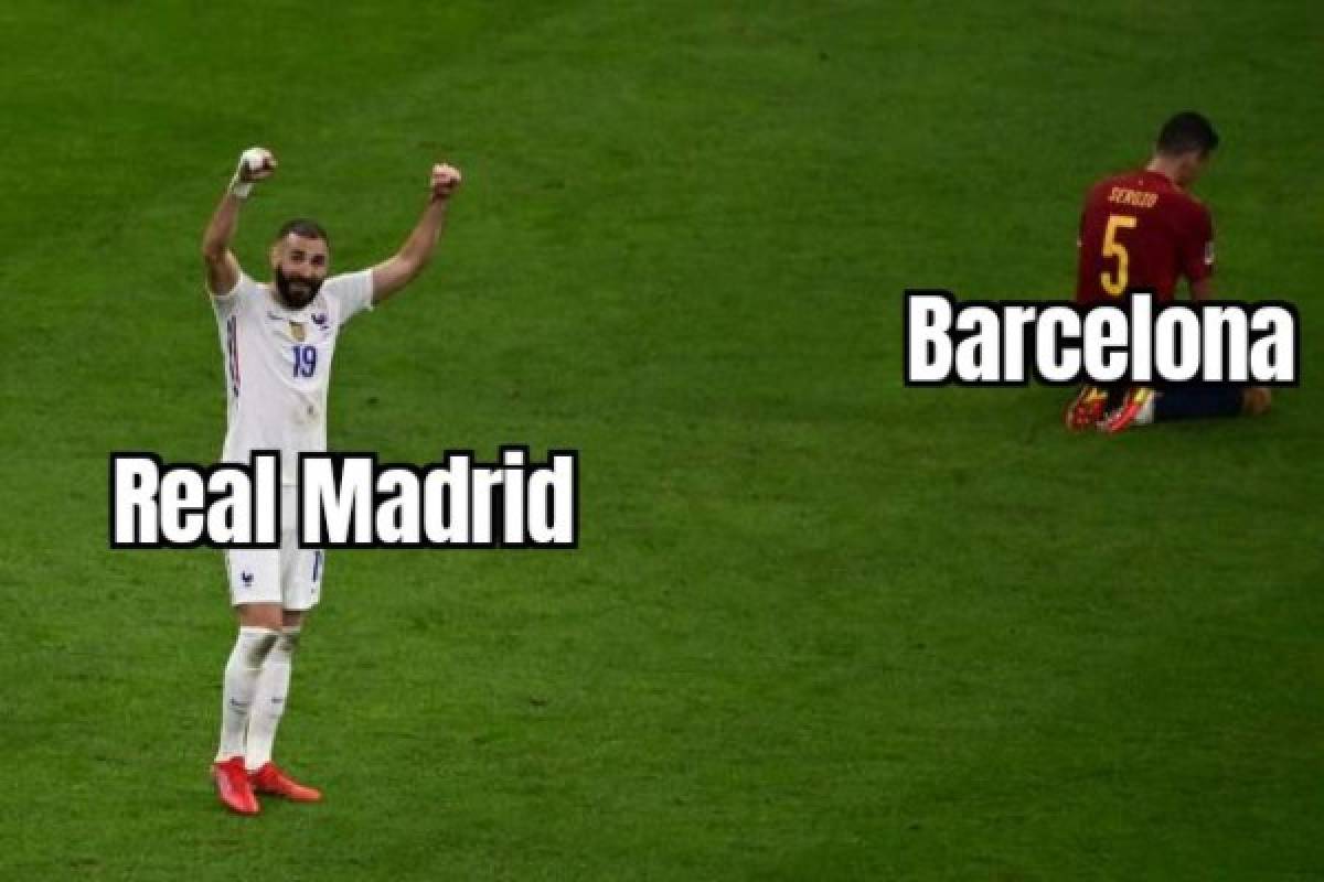 Los imperdibles memes que ya calientan el clásico español entre Barcelona y Real Madrid