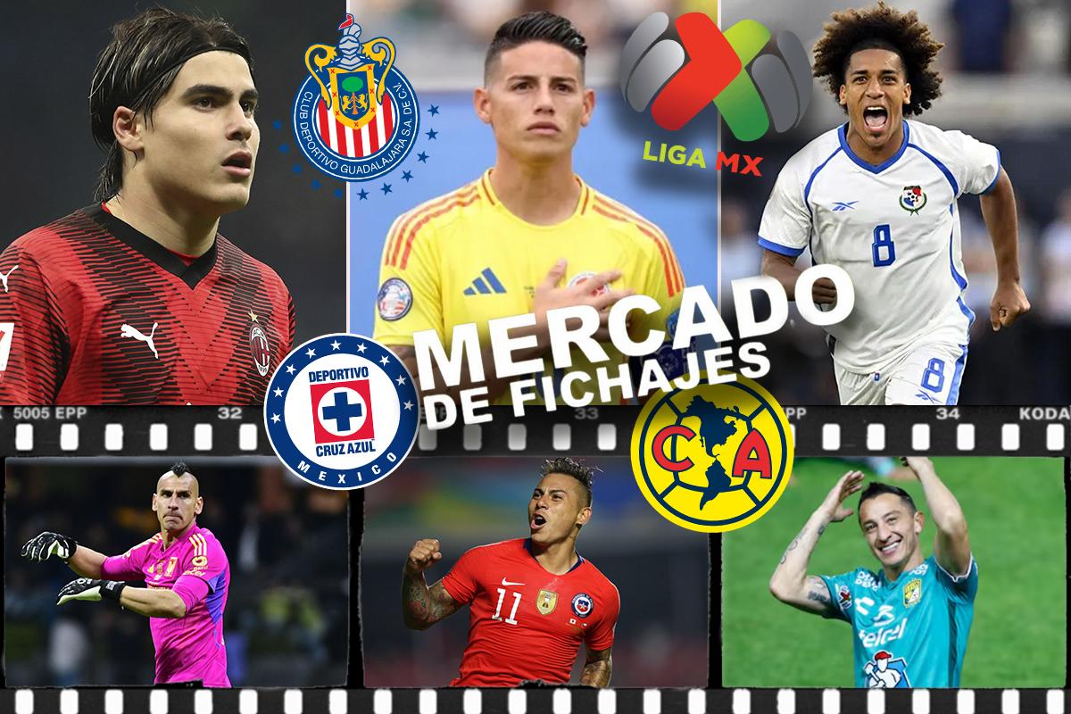 Fichajes Liga MX: bomba de James Rodríguez, la respuesta de Luka Romero a Chivas y el refuerzo del América