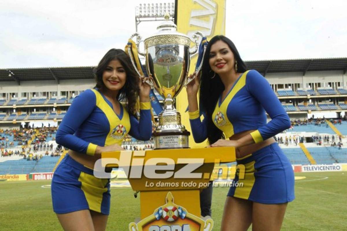 ¡ESPECTACULARES! Las bellezas que adornaron la final Real España - Motagua