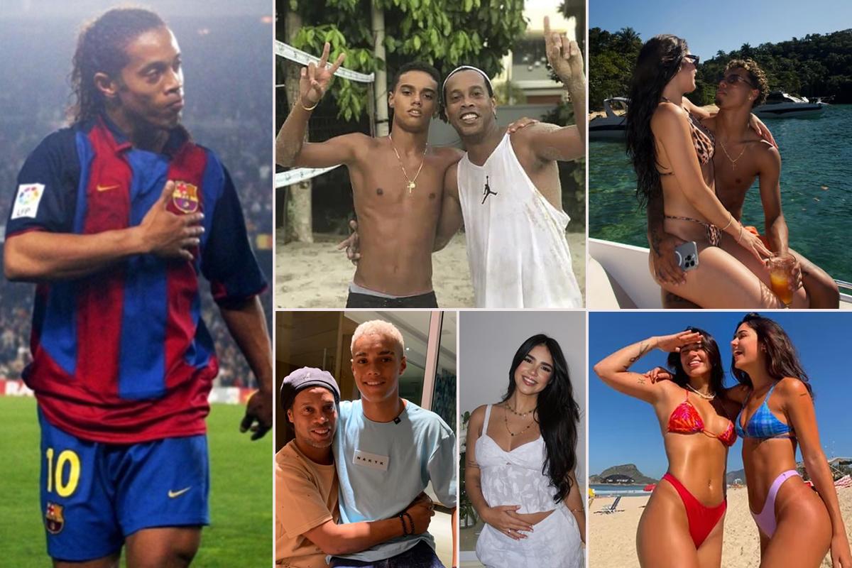 La noticia que más esperaba Ronaldinho: será abuelo con 45 años y así lo anunció su preciosa nuera influencer