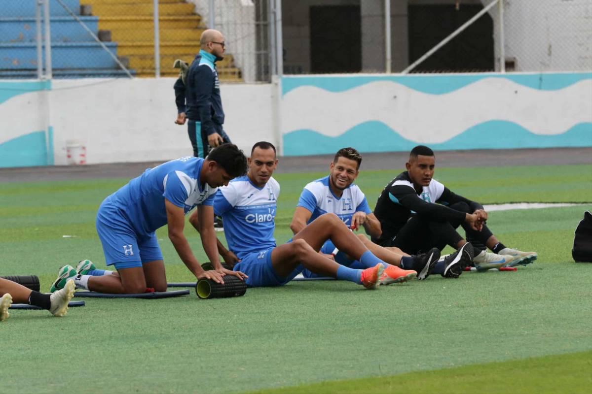 Futbolista se ejercitó separado: así fue el último entrenamiento de la Selección de Honduras previo al viaje a Nicaragua