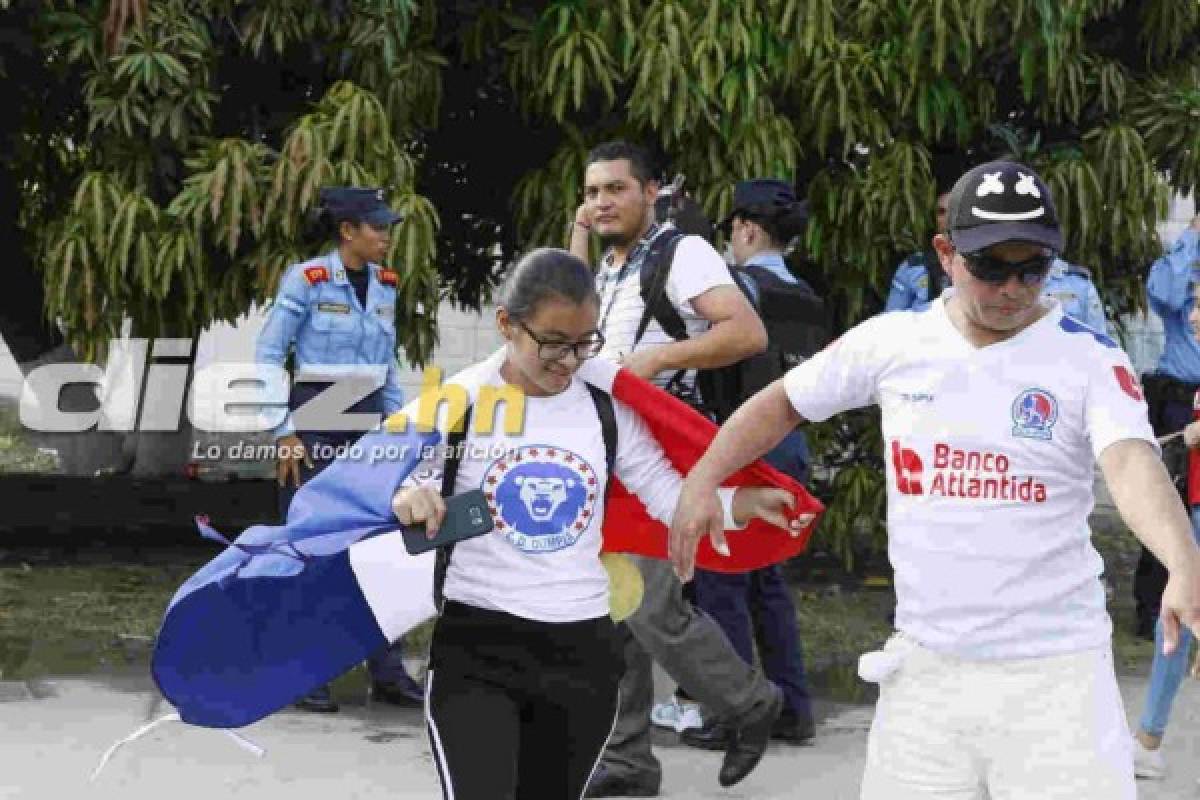 ¡Invasión olimpista! Así se vive la previa del clásico capitalino en el Olímpico