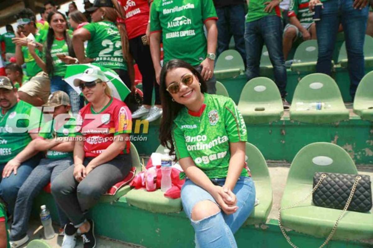 ¡BELLEZA! Las hermosas chicas que paralizaron la final -Marathón-Motagua