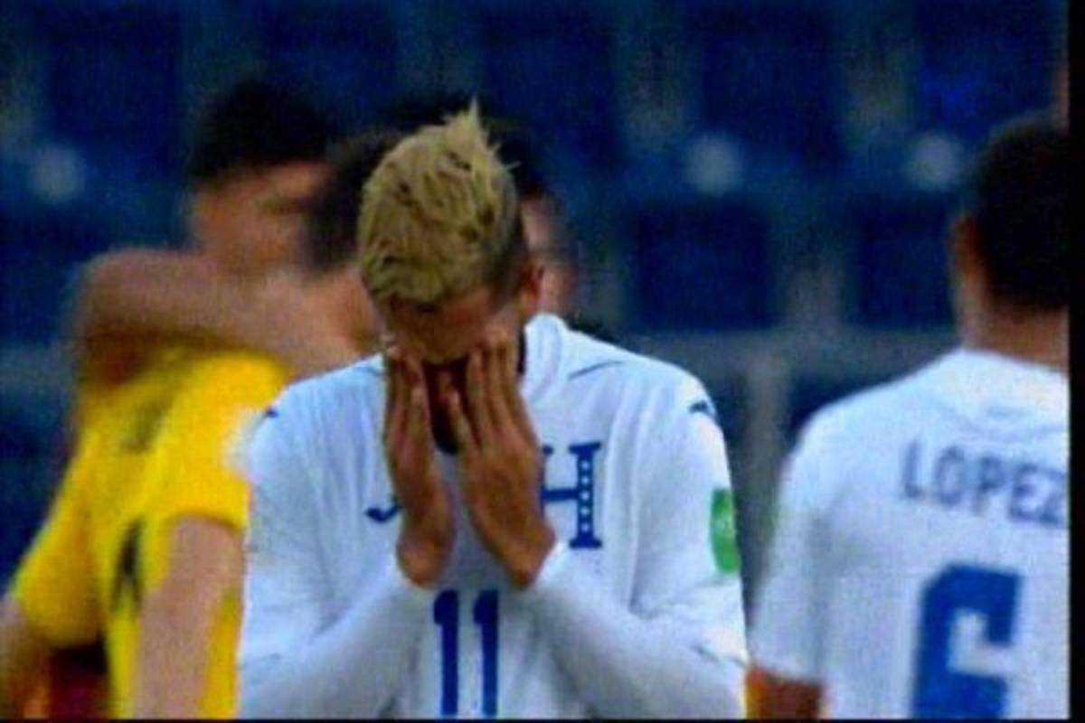 FOTOS: Lágrimas y tristeza de Honduras tras su virtual eliminación del Mundial Sub-20