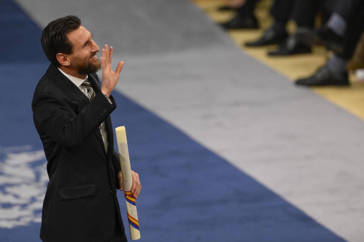 Messi recibe histórico premio: las palabras de la Princesa Leonor y mensaje del Barça