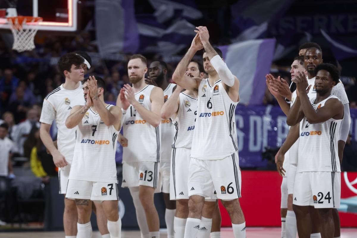 Modric realizó tremendo gesto y Mbappé con cara de pocos amigos: estrellas del Madrid sorprendieron en el clásico del Basketball