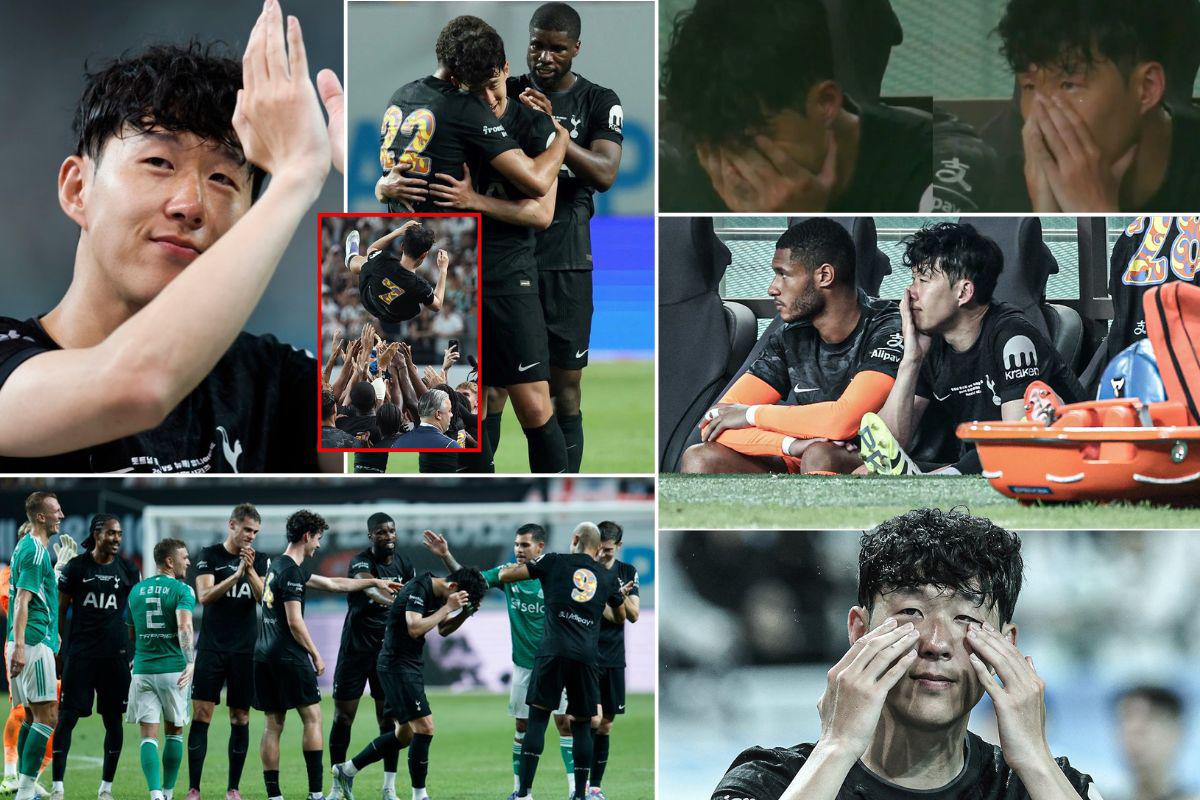 Son llora en su último partido con Tottenham: Te vas como la máxima leyenda de este hermoso club