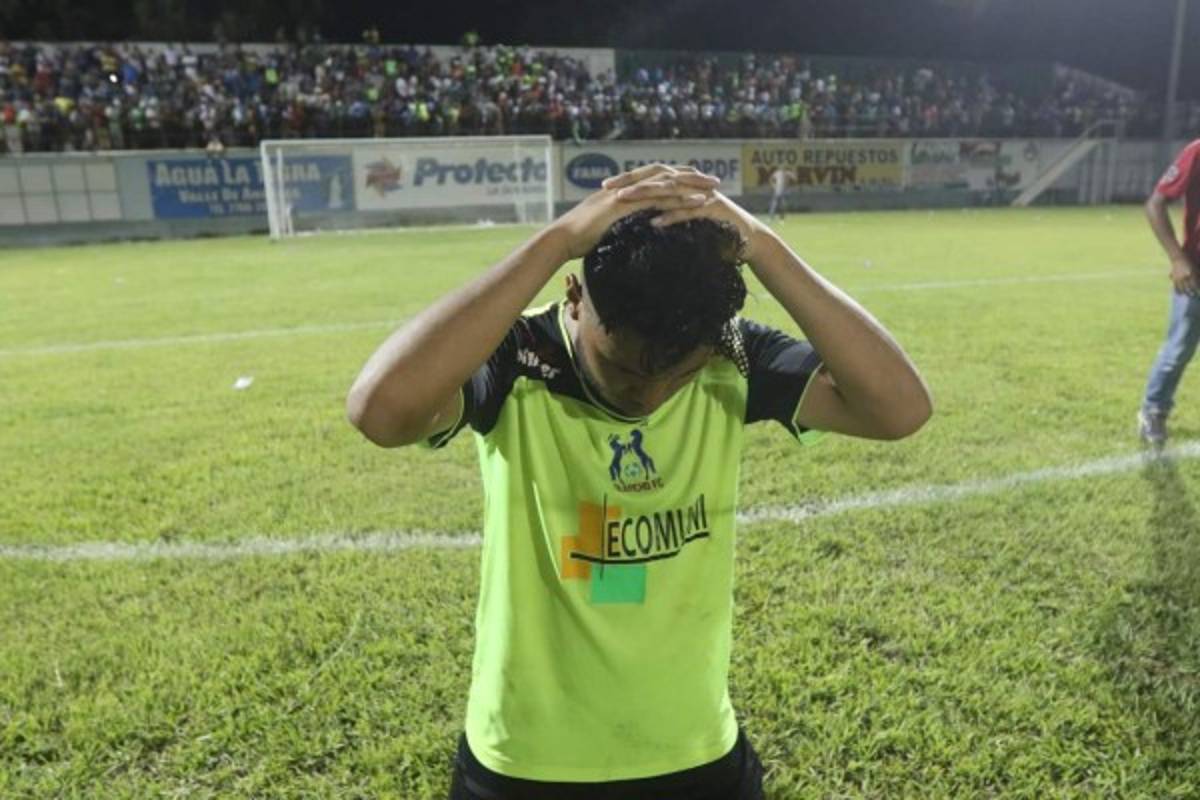 NO SE VIO EN TV: La celebración de Real Sociedad y el llanto del Olancho FC