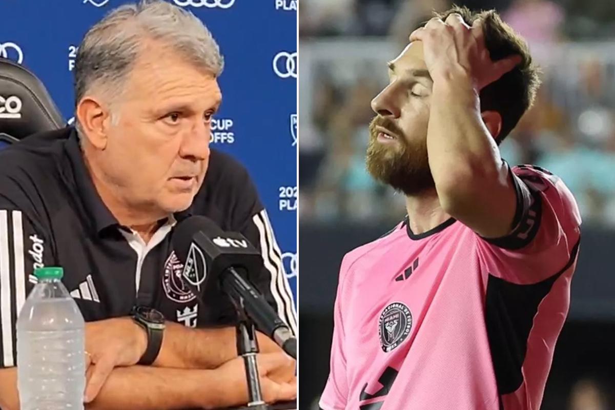 Tata Martino habló sobre el futuro de Messi tras eliminación del Inter Miami: “En realidad...”