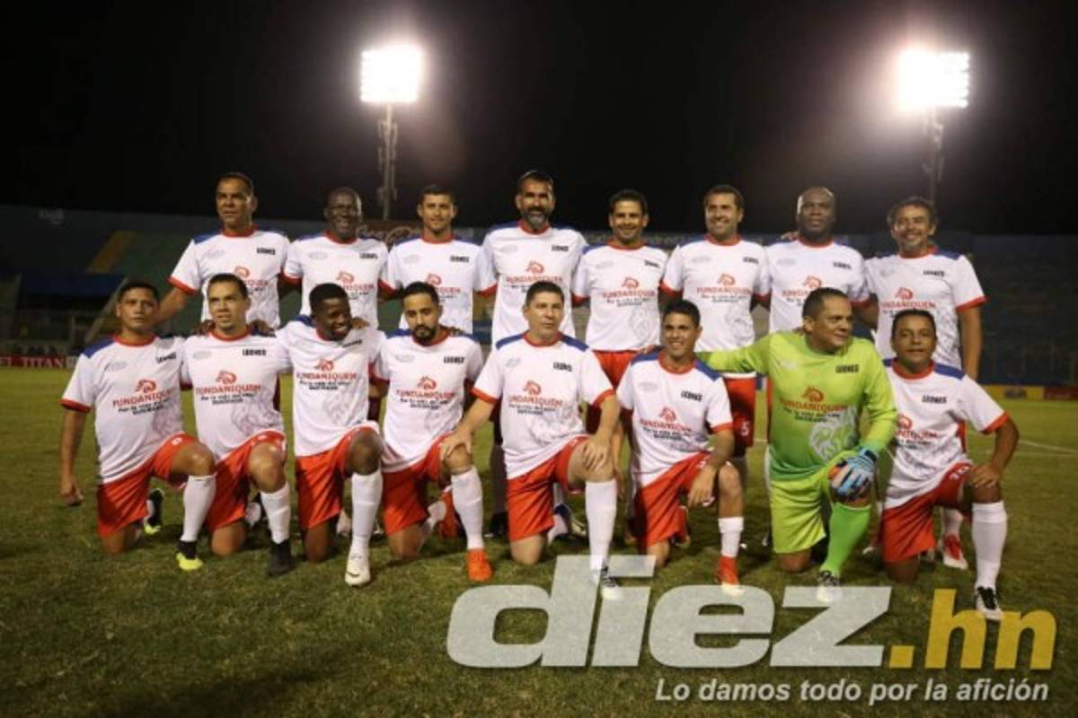 Fotos: El show de las Leyendas de Olimpia y Motagua en el estadio Nacional