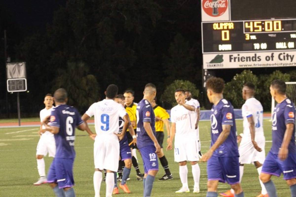 El juego Olimpia-Motagua en Nueva Orleans contado en imágenes
