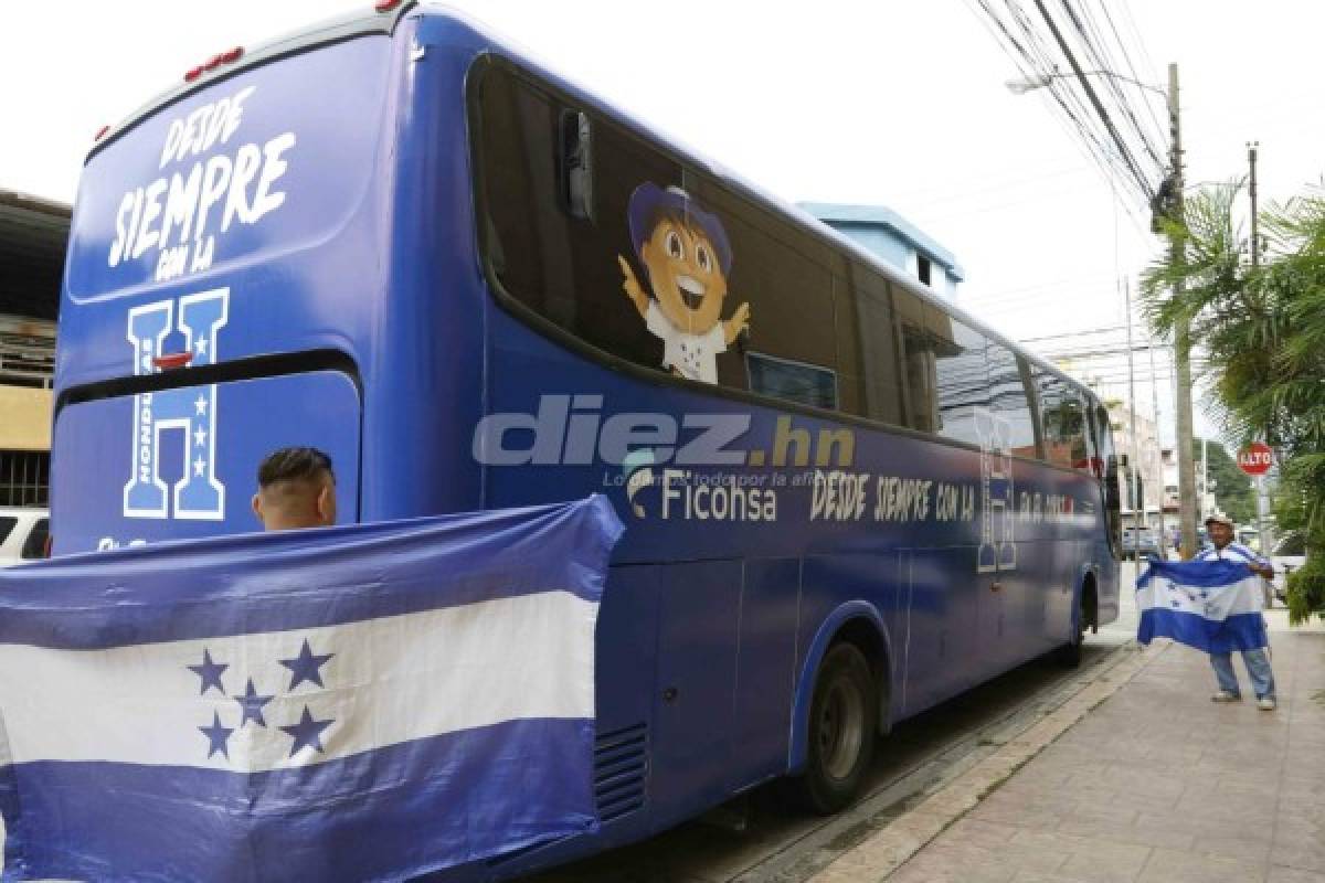 ¡CHULO! Así es el autobús en el que se mueve la Selección de Honduras