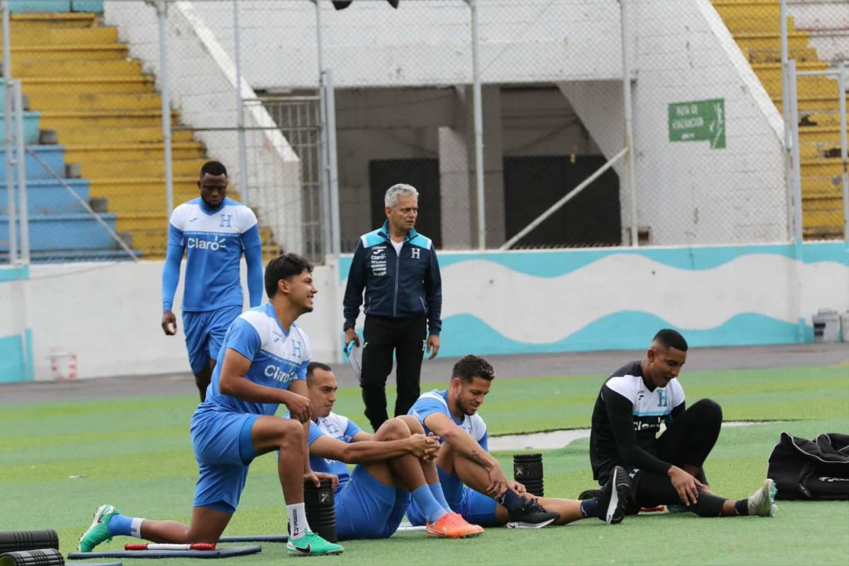 Futbolista se ejercitó separado: así fue el último entrenamiento de la Selección de Honduras previo al viaje a Nicaragua