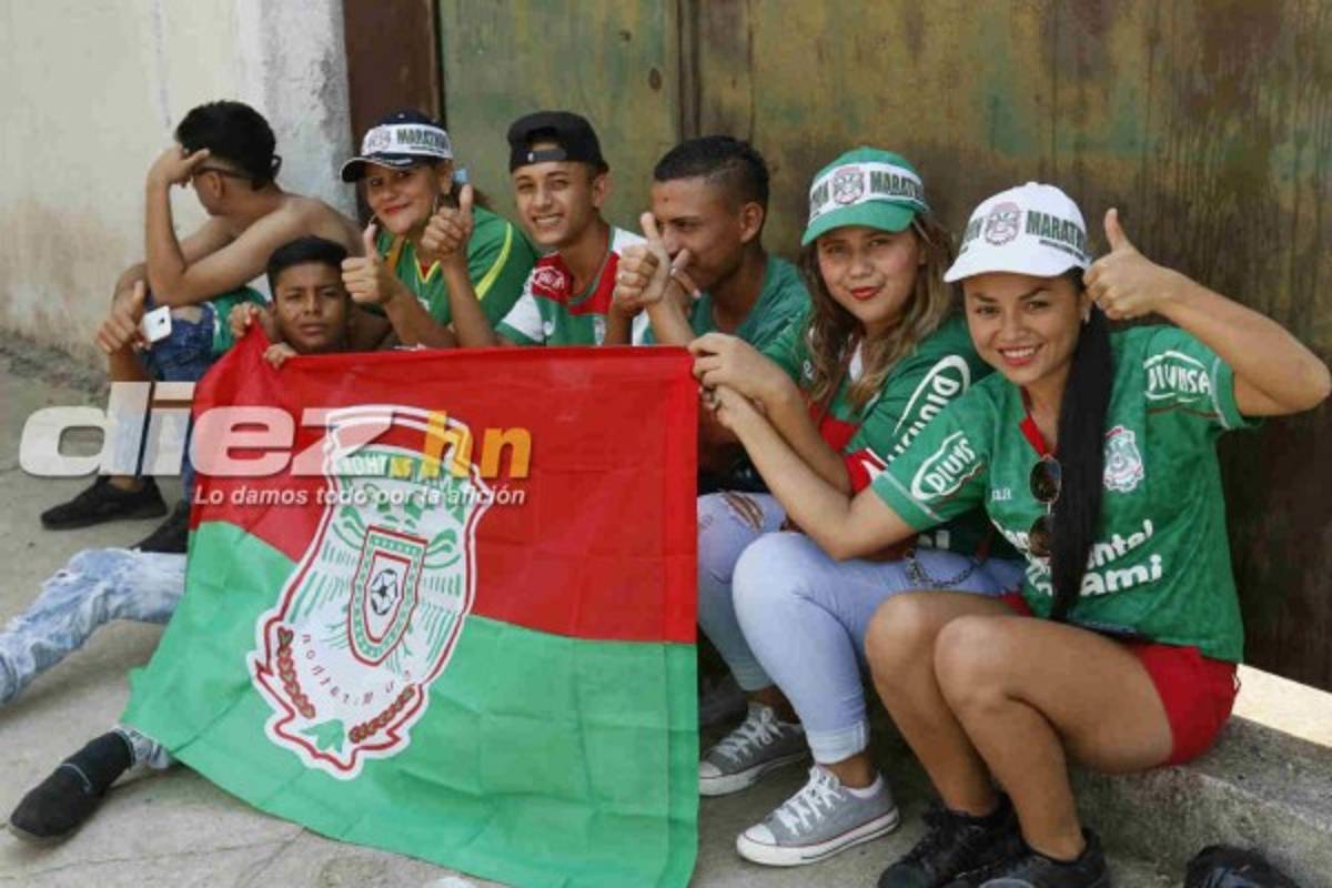 Ambientazo y máxima seguridad previo a la Gran Final entre Marathón y Motagua