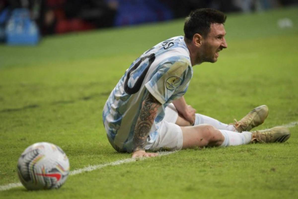 Copa América: Encontronazo de Luis Suárez y el intenso dolor de Messi en el Argentina-Uruguay