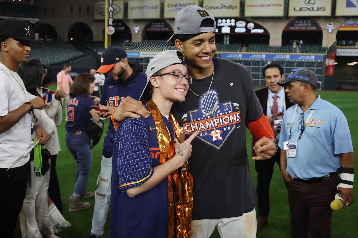 ¡Una verdadera fiesta! Así celebraron los Astros de Houston de Mauricio Dubón su título de Serie Mundial de Béisbol