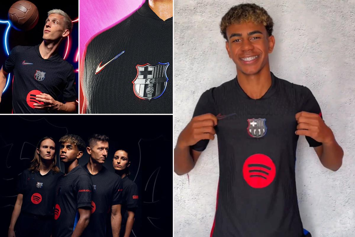 Barcelona presentó su segundo uniforme de la temporada y es una belleza: vuelve el color negro