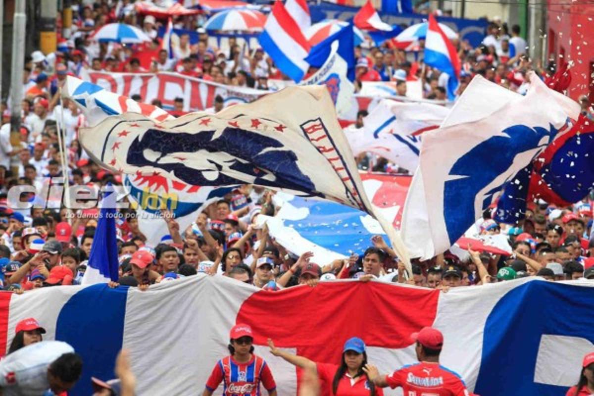 ¡Espectacular! La multitud de aficionados del Olimpia para la final ante Motagua