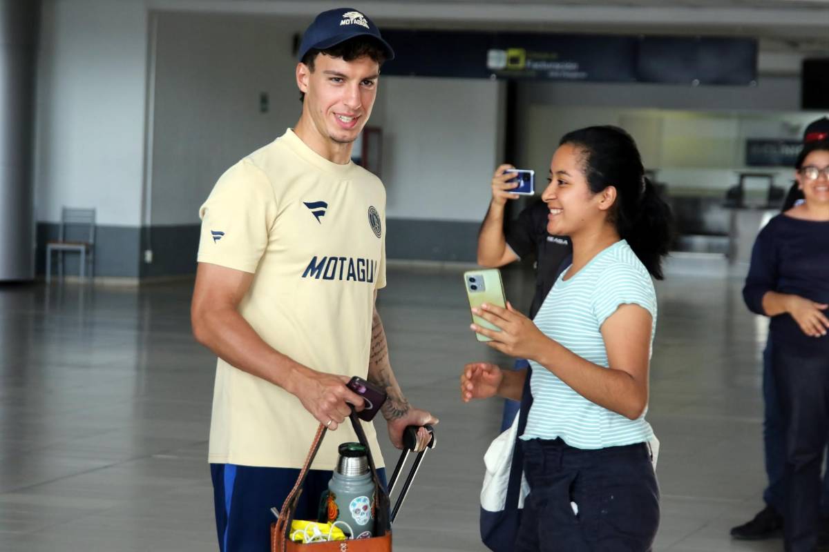 Fan sorprende a Marinacci y López: Motagua aterrizó en Honduras tras golear en Belice