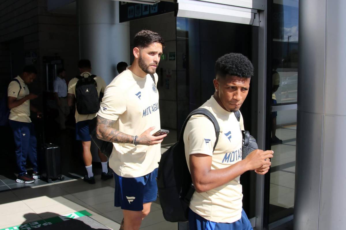 Fan sorprende a Marinacci y López: Motagua aterrizó en Honduras tras golear en Belice