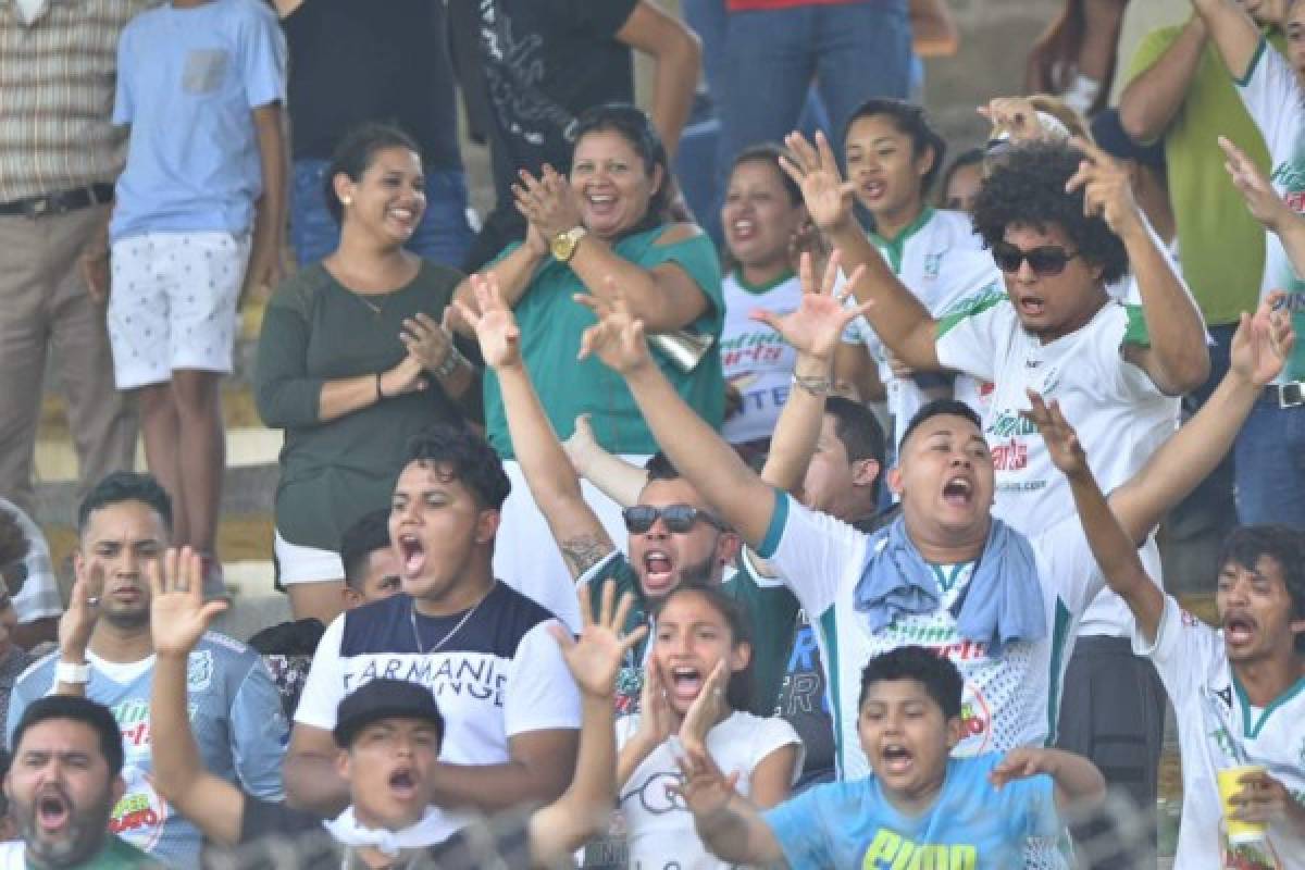 ¡Invasión porteña! Aficionados del Platense se toman el estadio de Tocoa