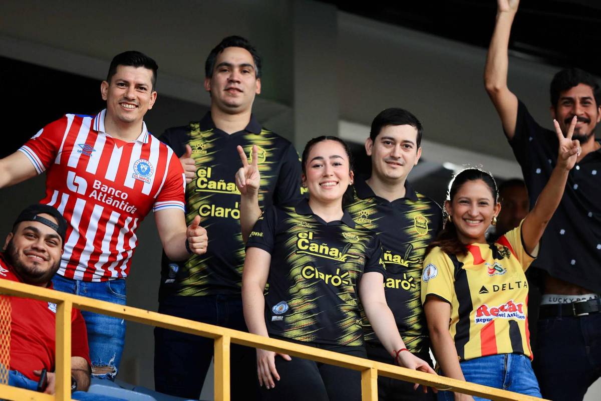 ¡Quieren la 39! Afición del Olimpia se hizo sentir en el estadio Morazán para la gran final de ida ante Real España