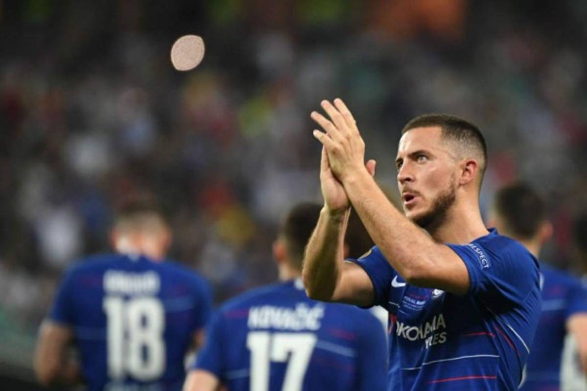 Real Madrid lo espera: Así fue el adiós de Hazard del Chelsea tras ganar la Europa League