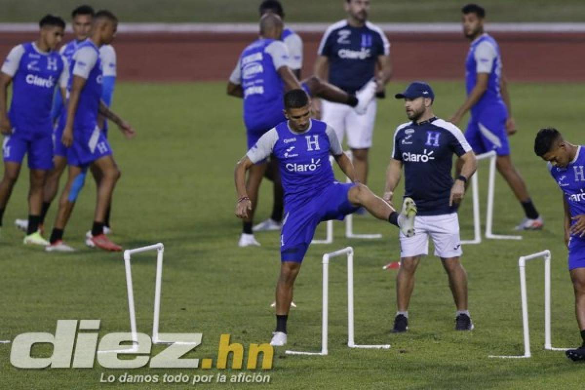 Llegan más jugadores, Quioto es noticia y quién es la bella chica: Así fue el entreno de Honduras