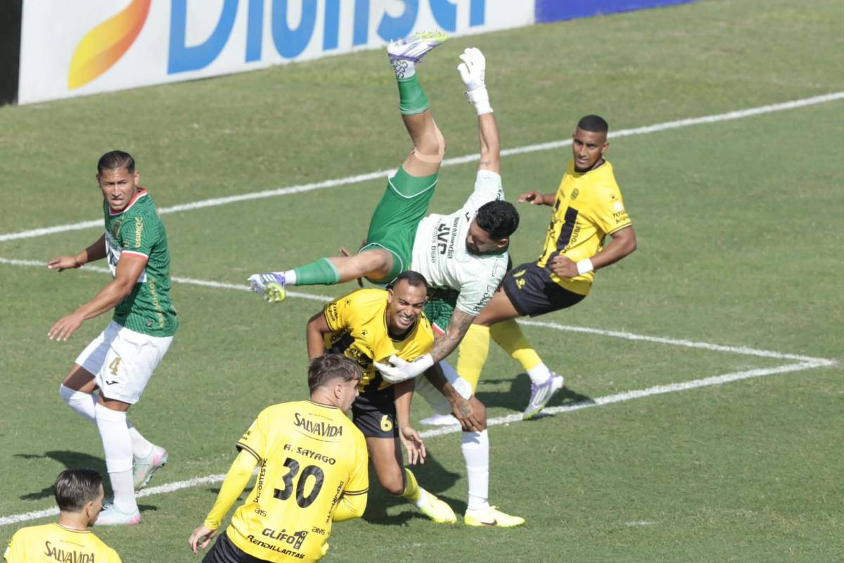 El doble error que afectó a Marathón, el penal que le dieron al Real España y Lavallén explota contra el árbitro