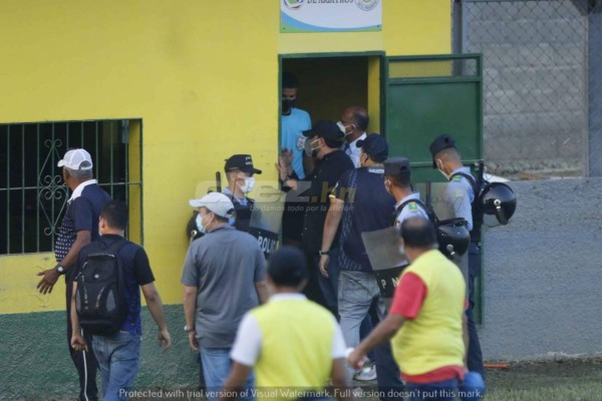 No se vio: Árbitras custodiadas en El Progreso, chinito en el Nacional y homenaje a víctimas del huracán Eta