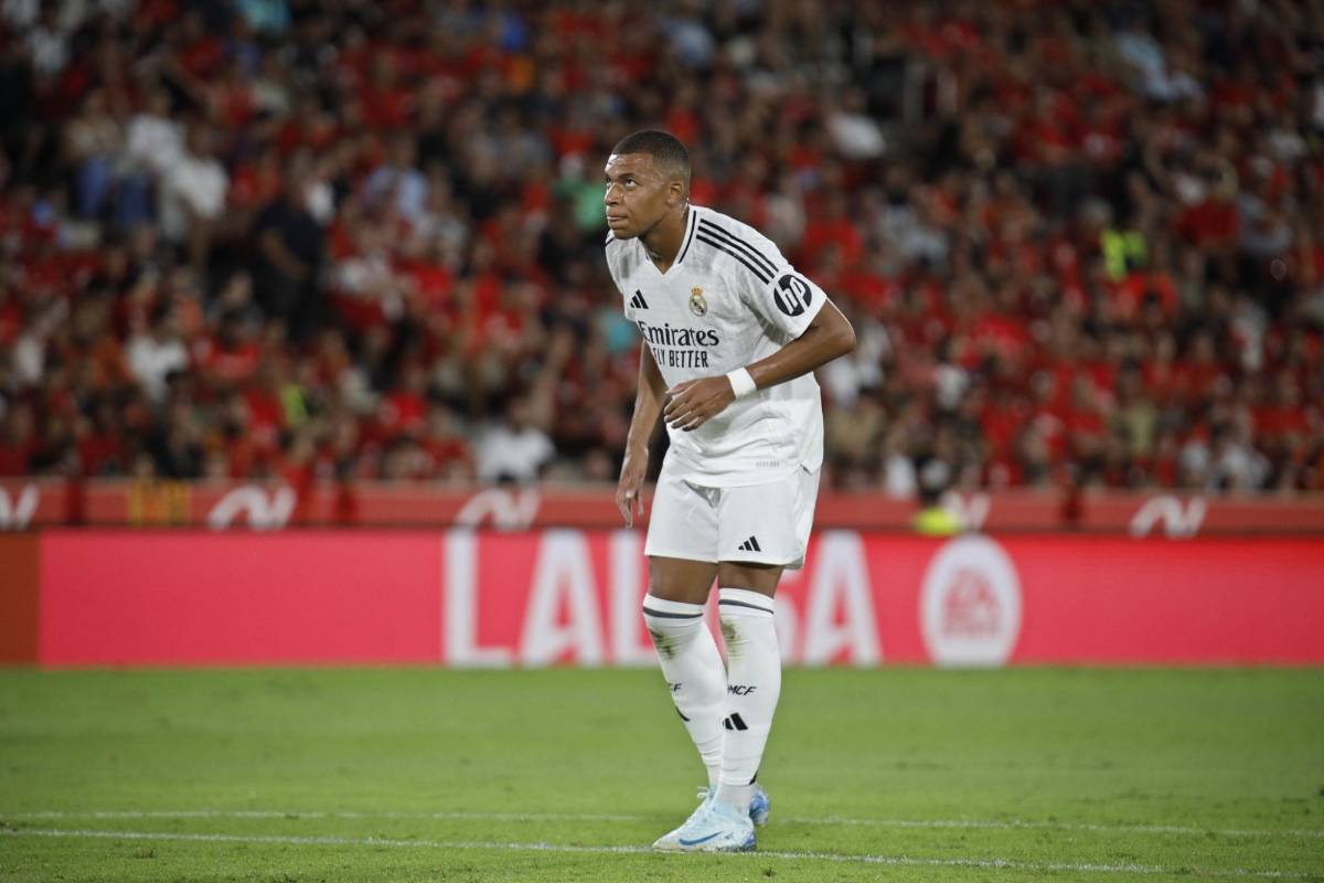 Las imágenes de Mbappé en su debut en la Liga de España, caras largas en Real Madrid tras empate y polémica con Vinicius