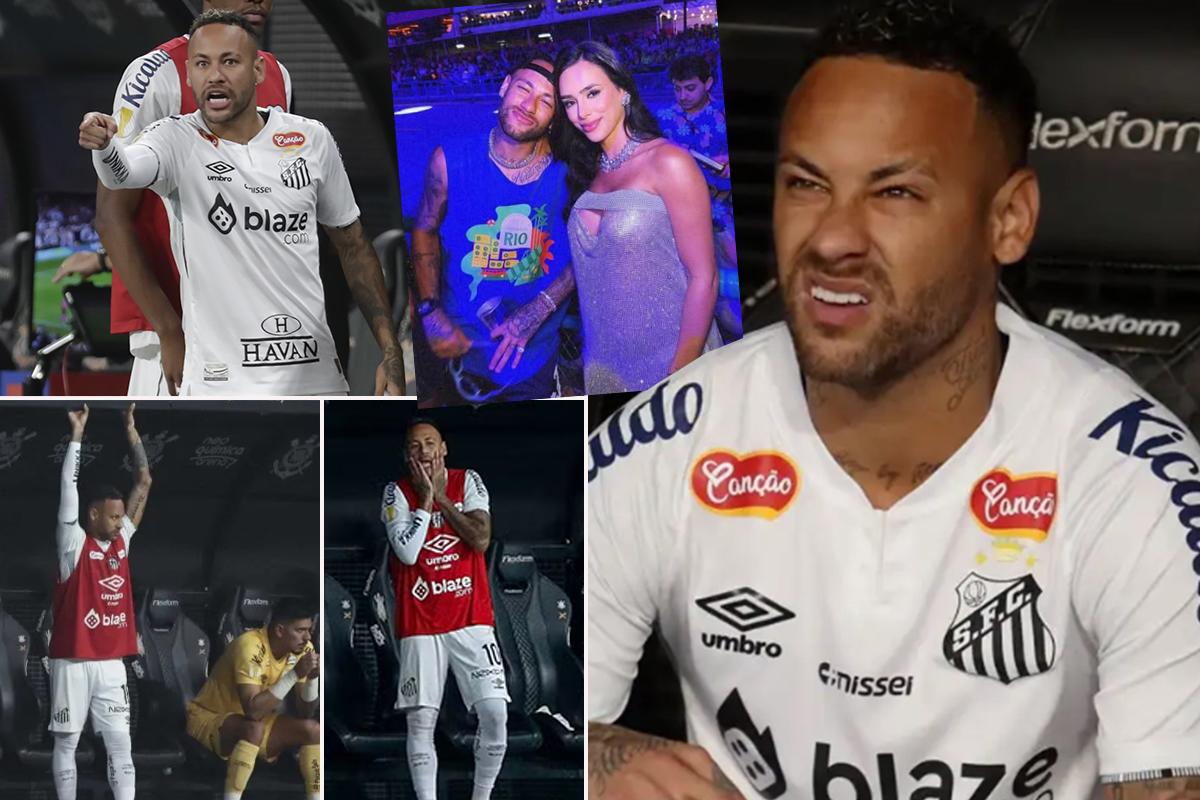Sin jugar, pero fue al carnaval: Neymar es fusilado tras eliminación del Santos y revela el motivo de su ausencia