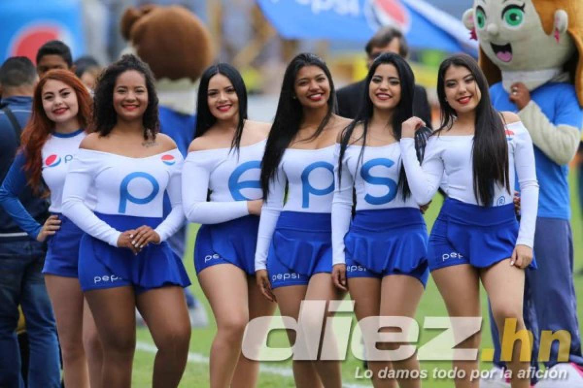 ¡Hermosas chicas! El lado más sexy de la final entre Motagua y Olimpia