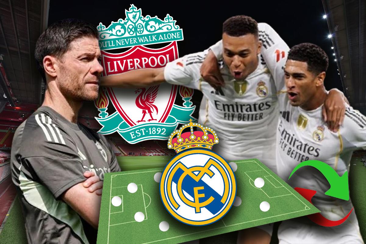 Xabi Alonso no amaga: alineación del Real Madrid para aplastar al Liverpool en la Champions League