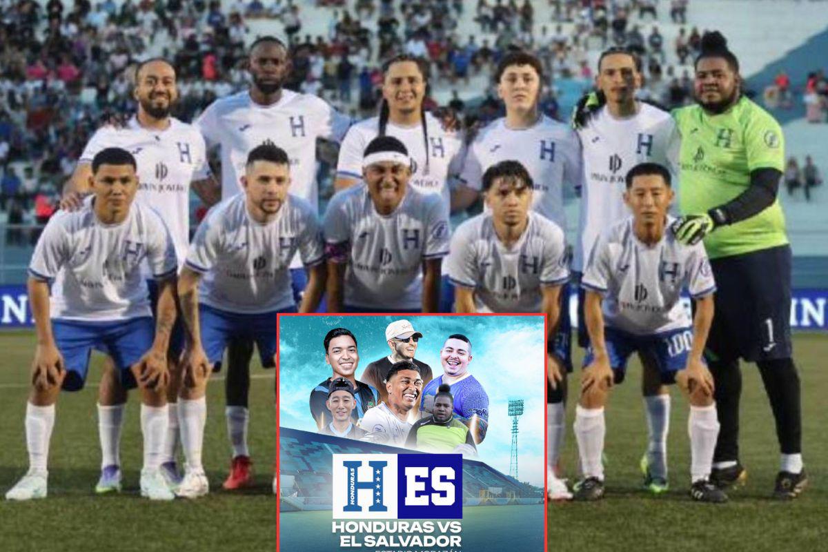 Tiktokers de Honduras vs. El Salvador: hora y por dónde ver hoy el partido de vuelta en el Estadio Morazán