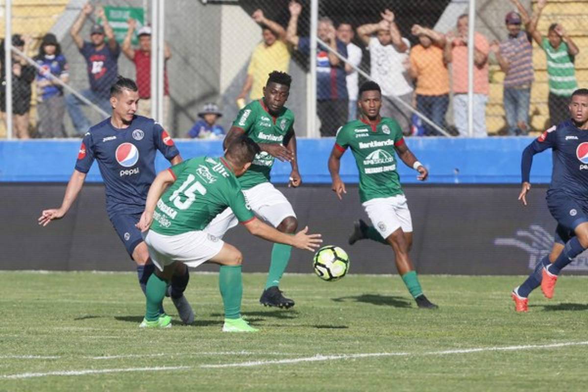 NO SE VIO: Las imágenes que dejó el triunfo de Motagua sobre Marathón