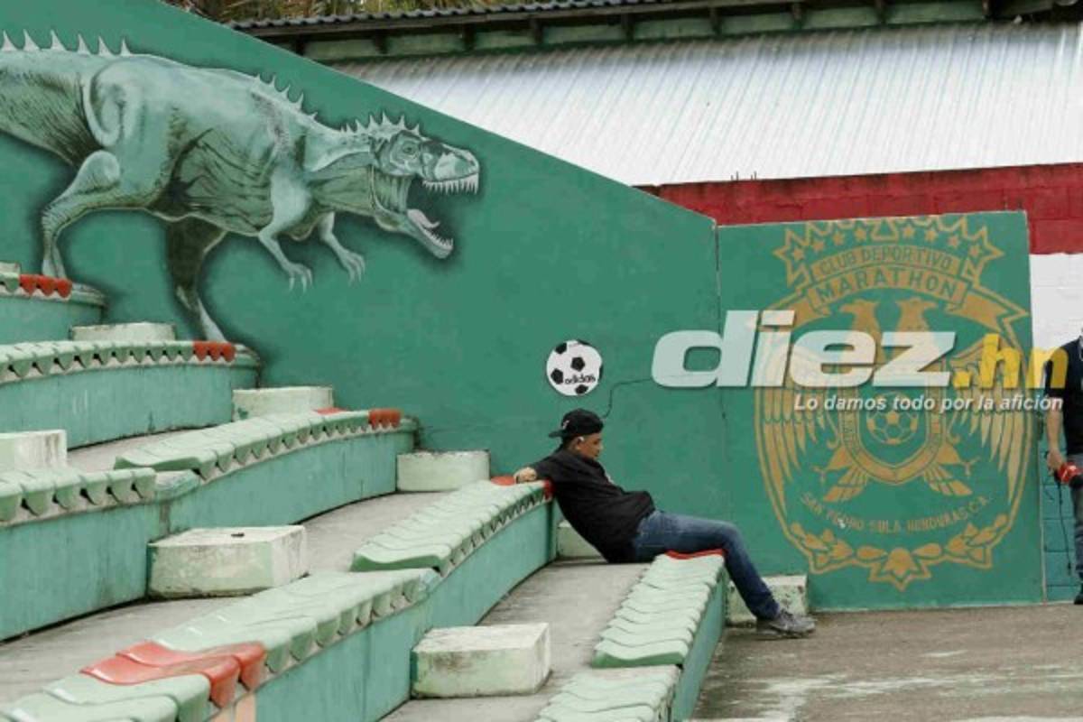 FOTOS: Reunión del Marathón y así pulen el Yankel para el juego ante Real España