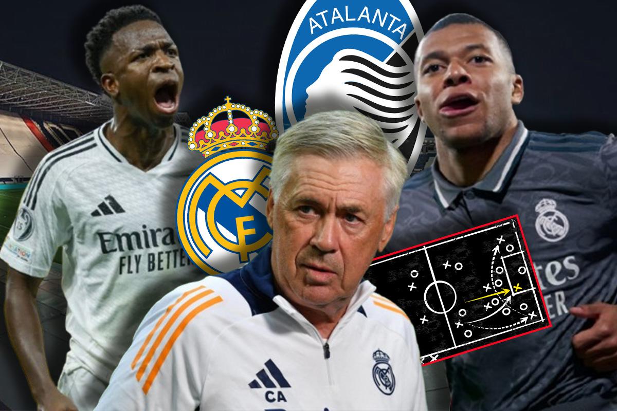 Ancelotti lo recupera y será titular: alineación del Real Madrid para enfrentar al Atalanta en la Champions