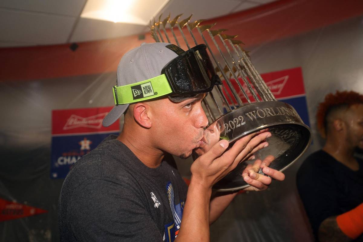 ¡Una verdadera fiesta! Así celebraron los Astros de Houston de Mauricio Dubón su título de Serie Mundial de Béisbol