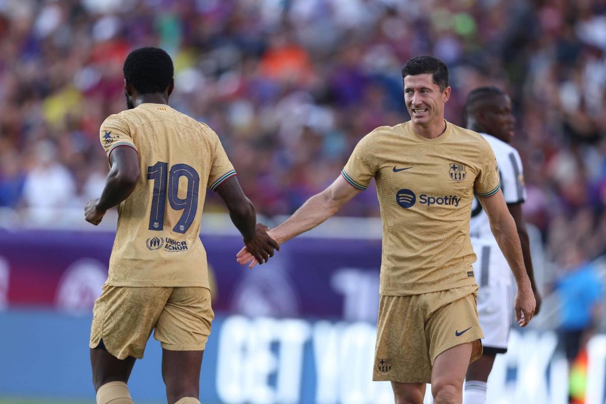 El sueñito de Dembelé, abrazo de Di María al poste y un baile de Kean: Así se vivió el Barcelona vs Juventus en Estados Unidos