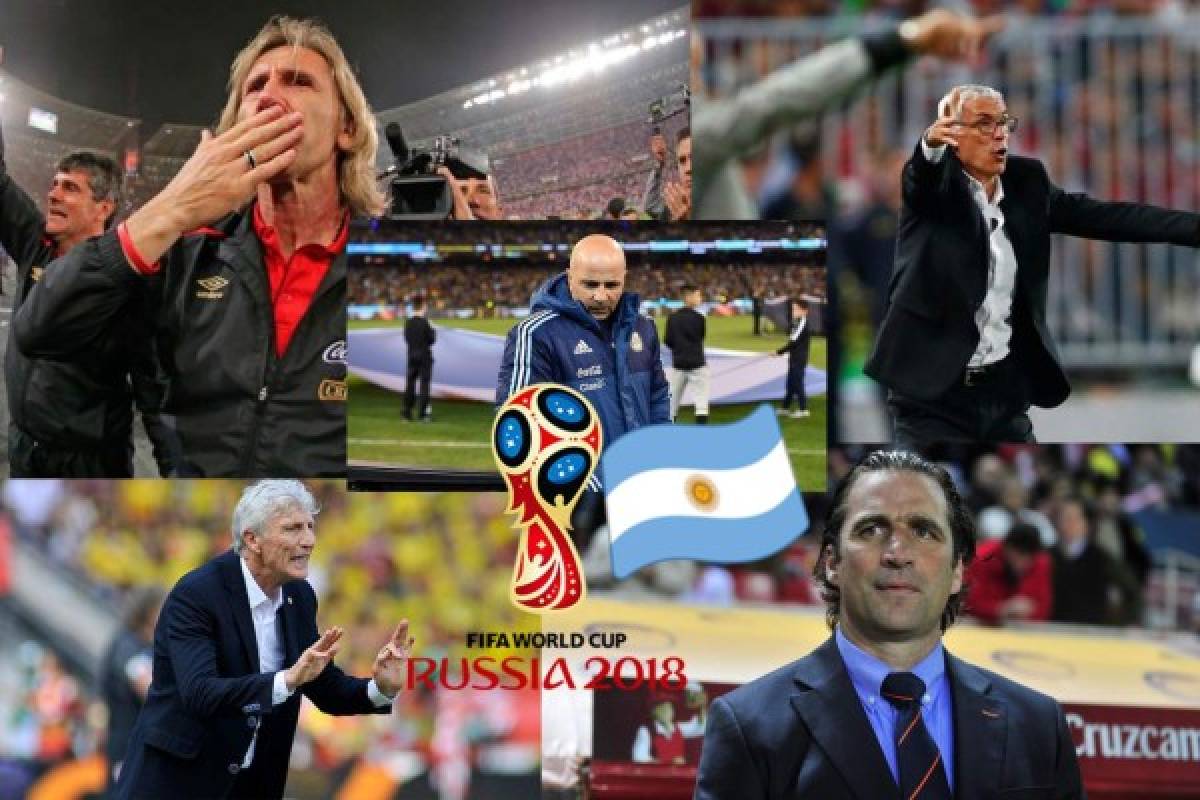 RUSIA 2018: Cinco selecciones dirigidas por argentinos