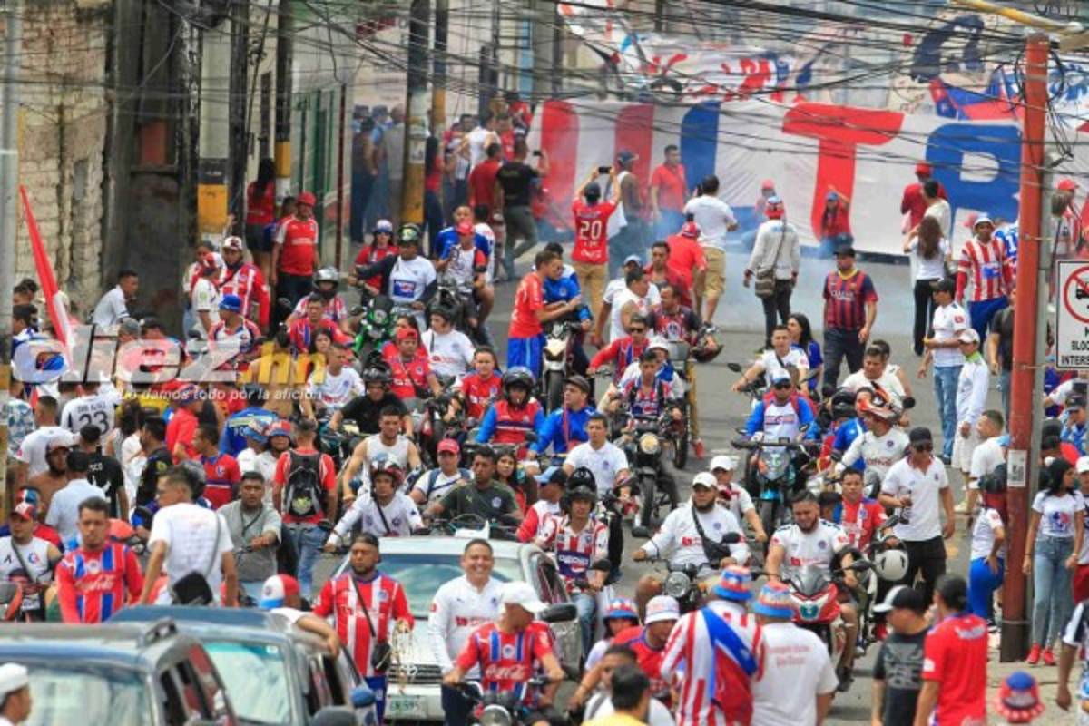 ¡Espectacular! La multitud de aficionados del Olimpia para la final ante Motagua