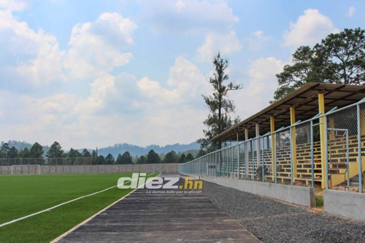 El nuevo y bonito estadio que se inaugurará en Campamento, Olancho