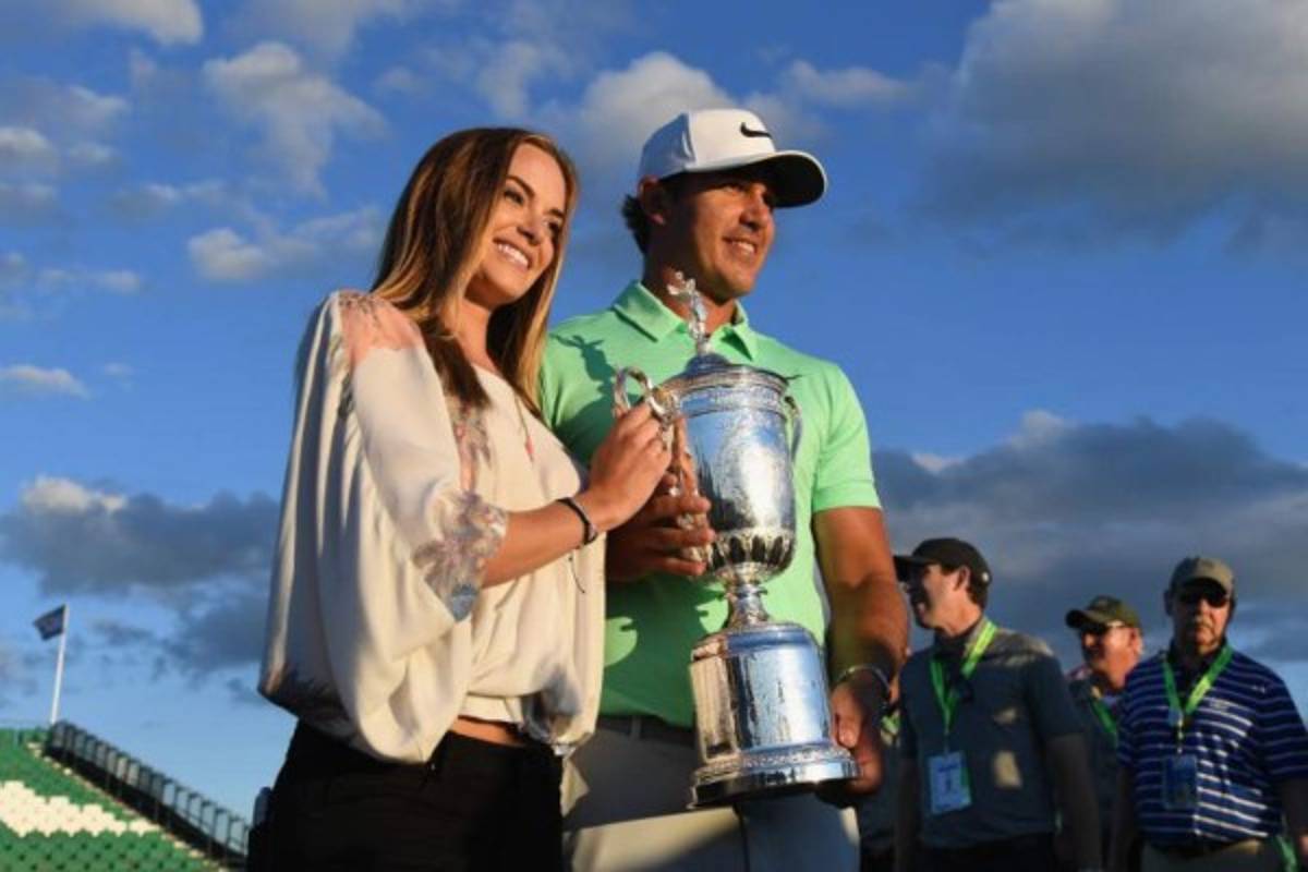 Jena Sims, la novia del golfista Koepka que fue confundida con su ex