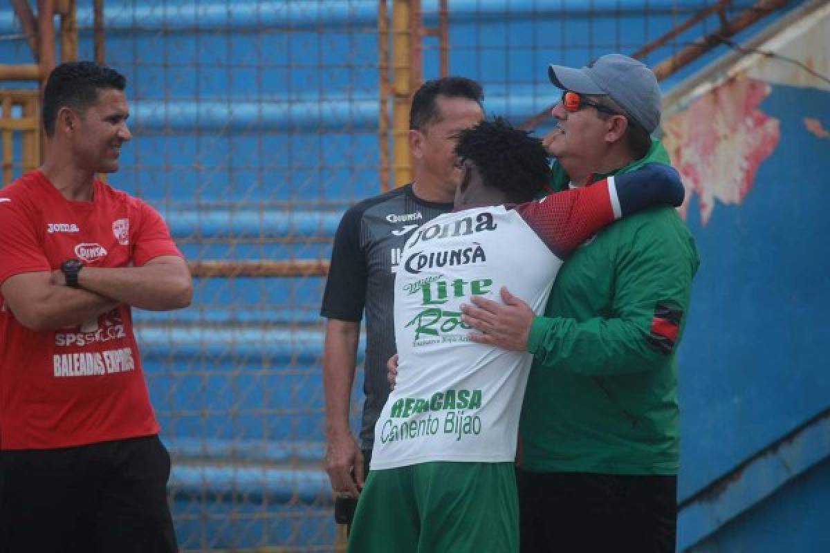 Entre risas y comiendo mangos, Marathón cierra filas para enfrentar a Motagua