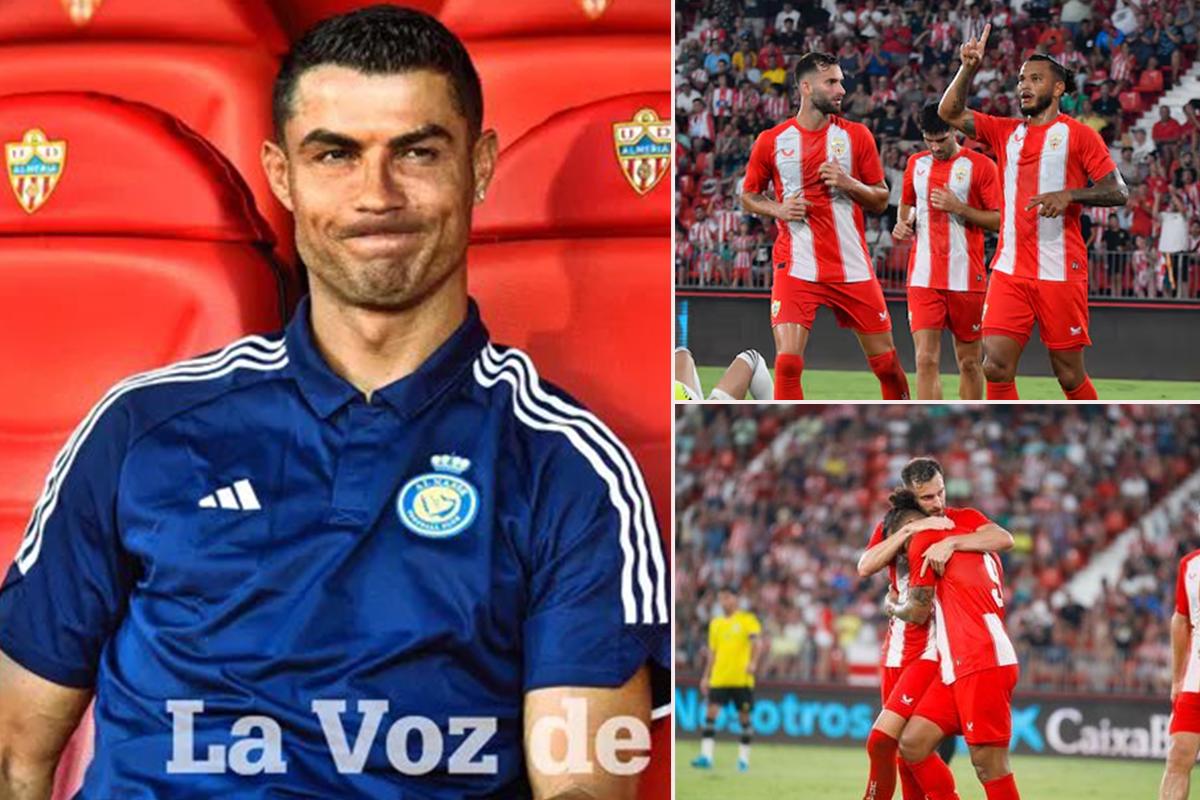 Cristiano Ronaldo lo sufrió en las gradas: Al Nassr fue goleado por el modesto Almería en España