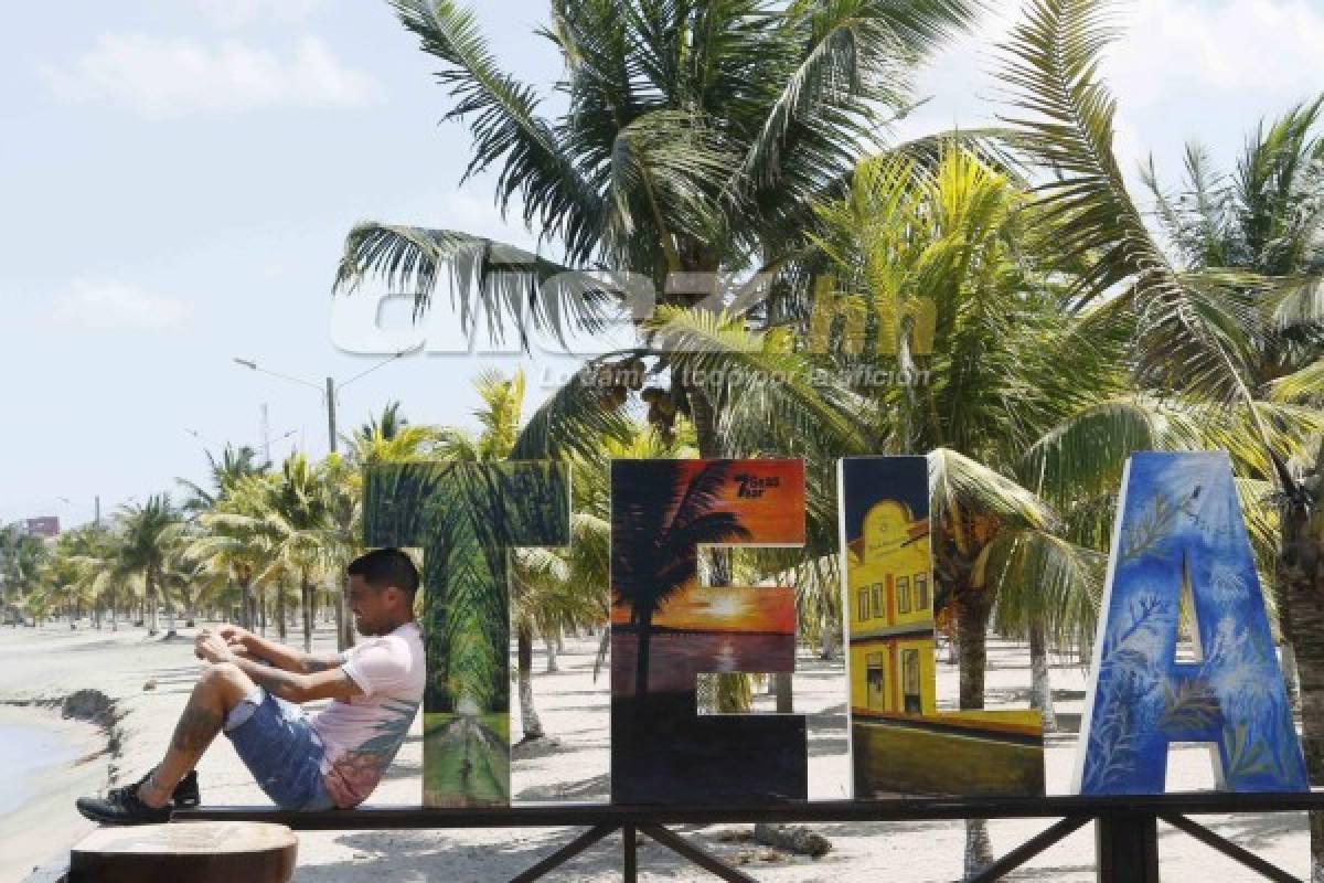 ¡Sol, playa y pan de coco! Así es la vida de Ramiro Bruschi con el Tela en la Liga de Ascenso