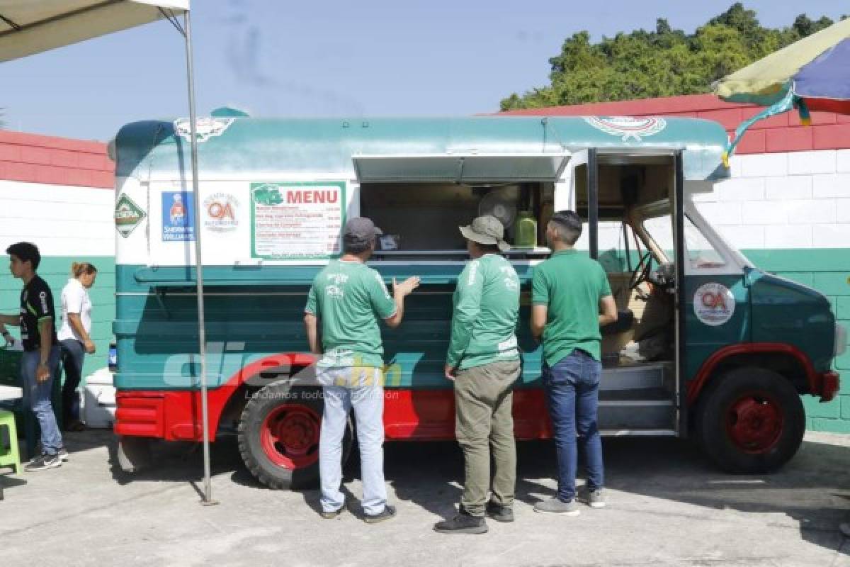 El monstruomóvil de Marathón, convertido en food truck en el Yankel Rosenthal