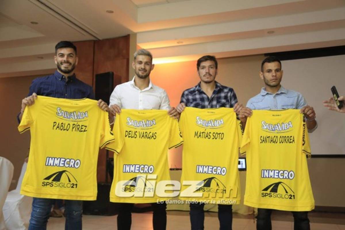 Pura garra charrúa: Real España presenta a sus cuatro refuerzos para el Clausura 2020