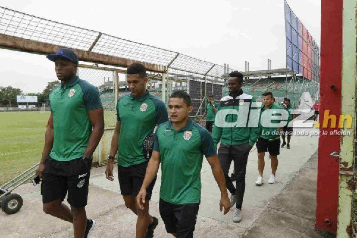 FOTOS: Reunión del Marathón y así pulen el Yankel para el juego ante Real España